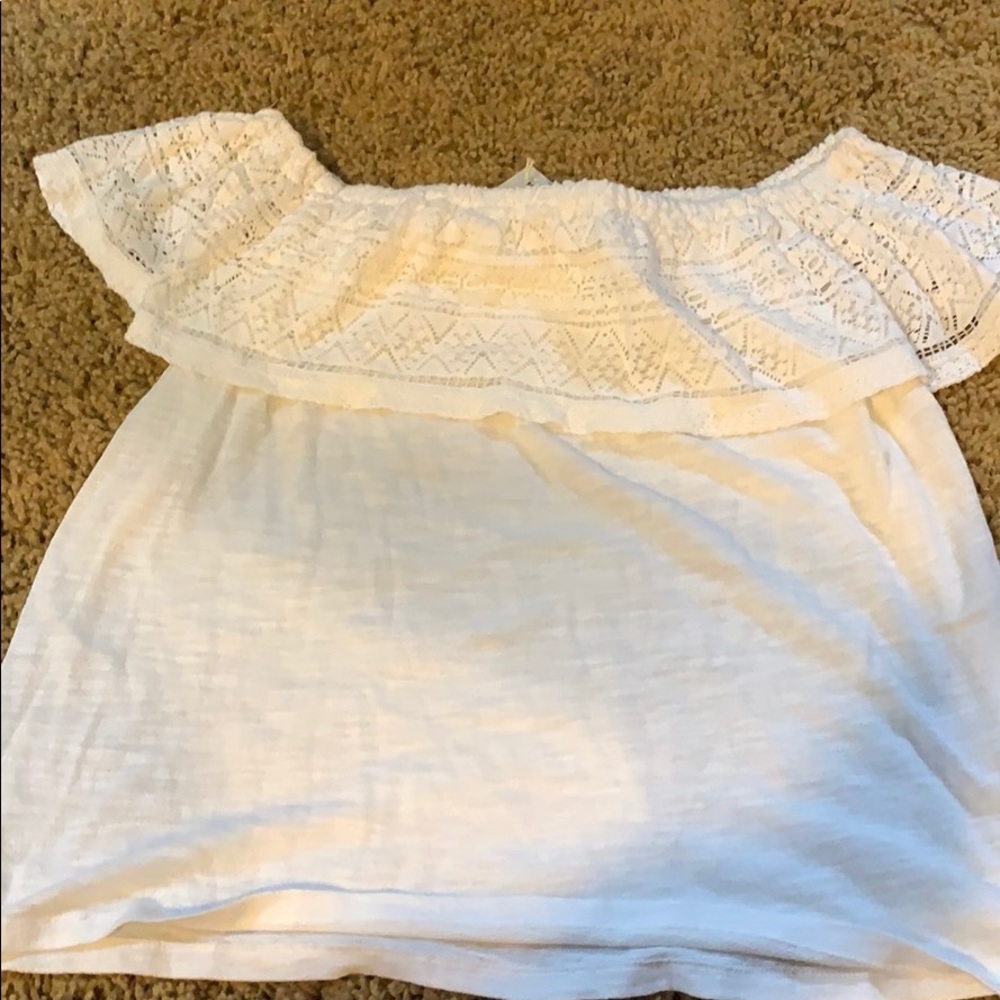 Lucky brand off the shoulder top